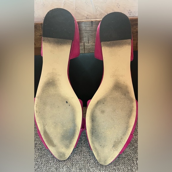 Nine West D’orsay pink bow flat - Picture 4 of 5
